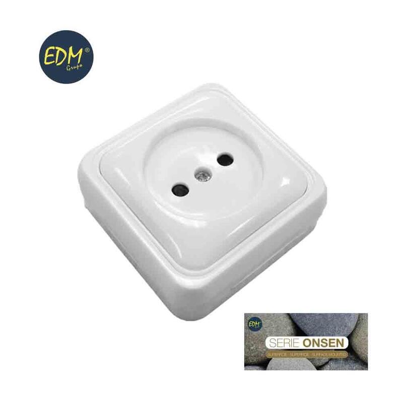 Base 16a Superficie "Serie Onsen" 63 X 63 X 30 Mm