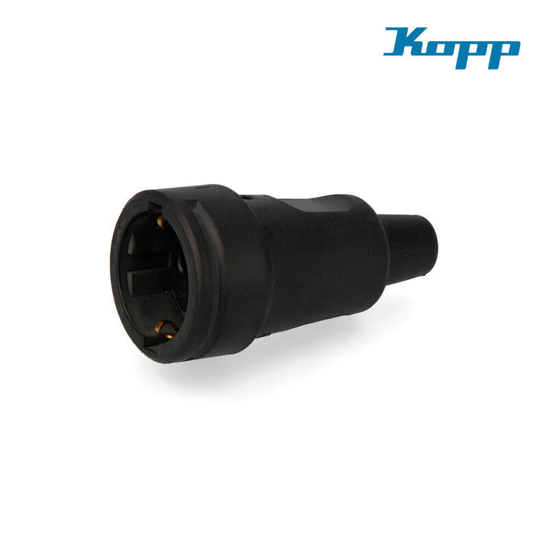 Base Aerea Goma T/Tl 16a Goma Maciza Negra "Kopp"