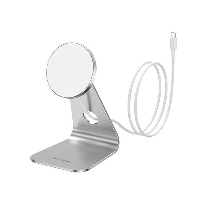 Base De Carga Inalámbrica Magsafe Vention Fghif 1m 15w Plateado