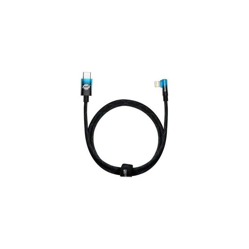 Baseus Data Cable Type-C To Lightning 20w 1mt Mvp 2 Elbow-Shaped Blue Cavp000221