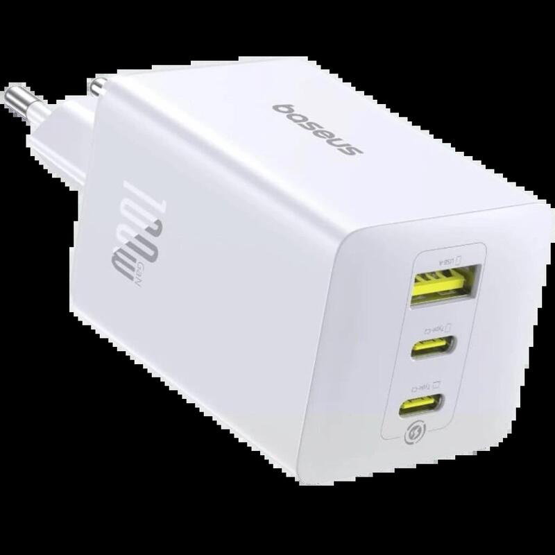 Baseus Enerfill Fe11 100w Gan 6 2xusb-C + Usb-A Blanco