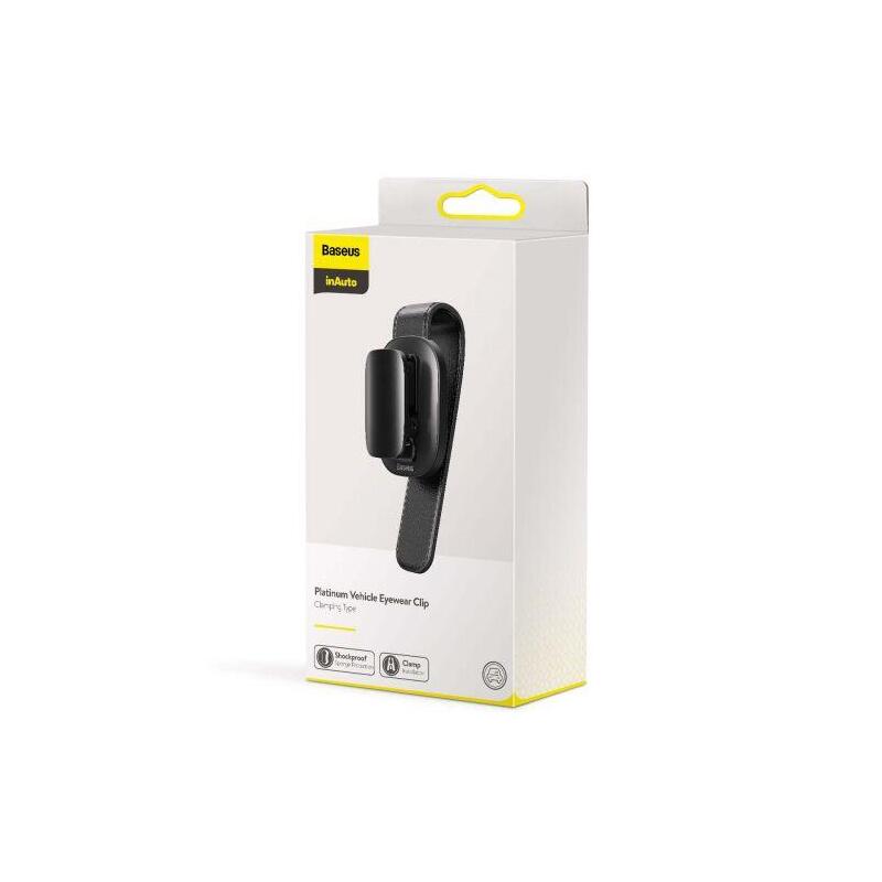 Baseus Holder For Eyewaer For Auto Platinum Black Acyjn-B01