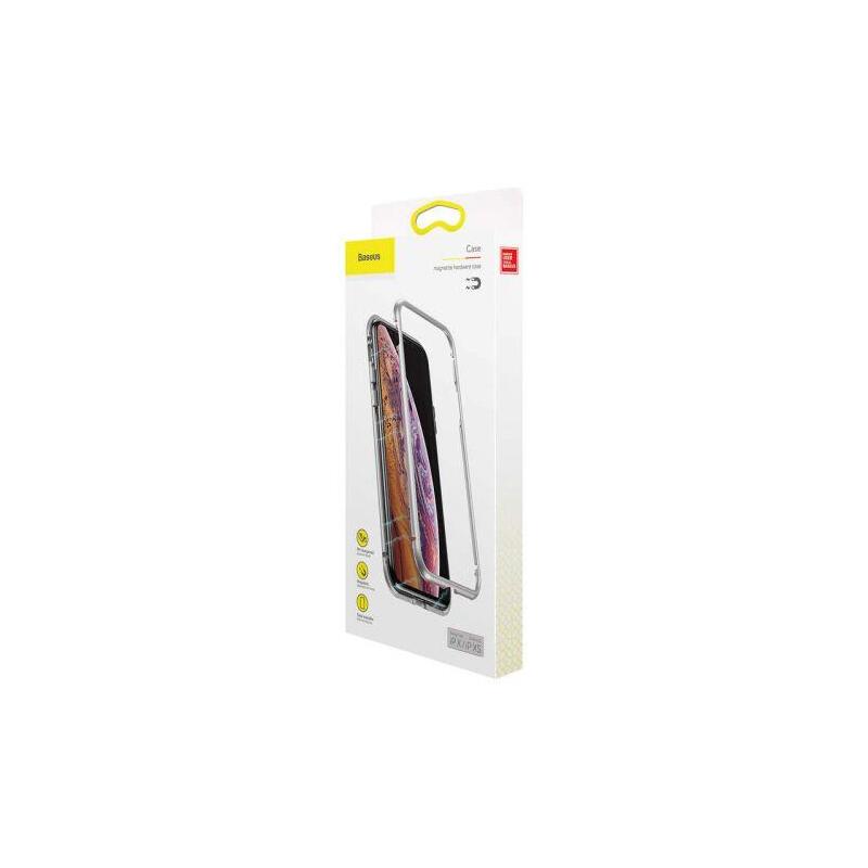 Baseus Iphone Xs Case Magnetite Hardware Silver (Wiapiph58-Cs0s)