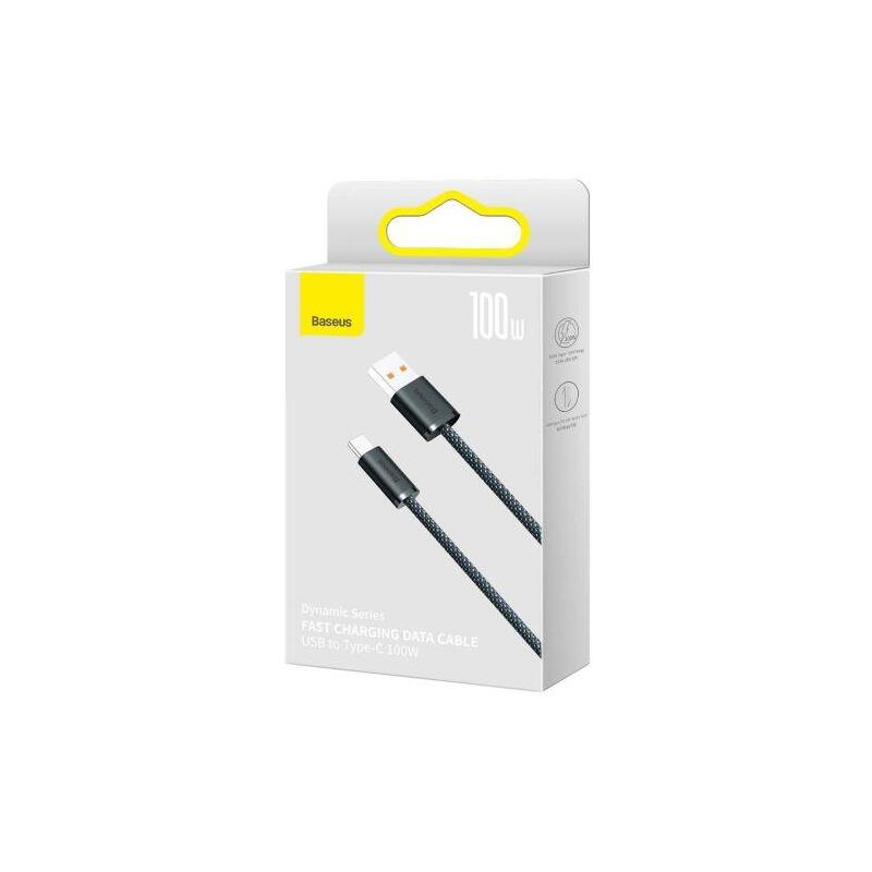 Baseus Type-C Dynamic Series Cable 100w, 1m Gray(Cald000616)