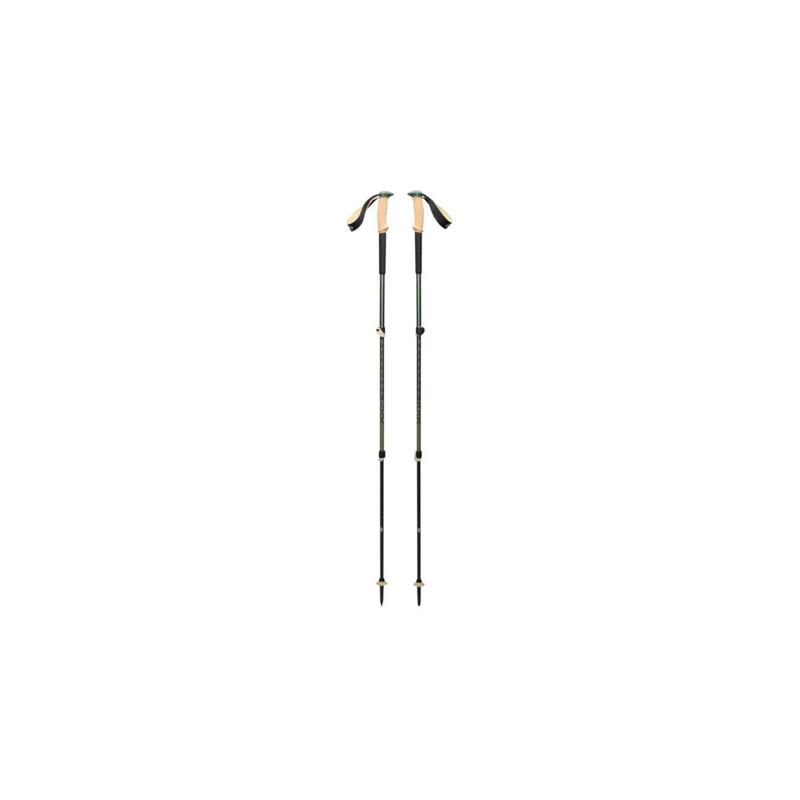 Bastones De Trekking Black Diamond Trail Cork, Equipamiento De Fitness Verde/Beige, 1 Par, 100-140 Cm Bd1100653053all1