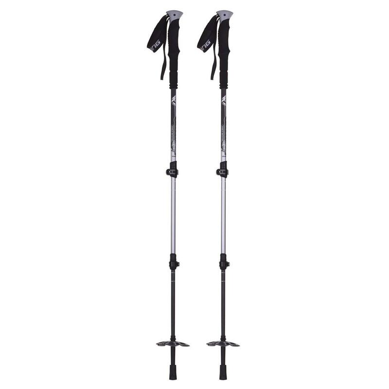 Bastones Viking Vario Tour Skitouring Negro/Gris
