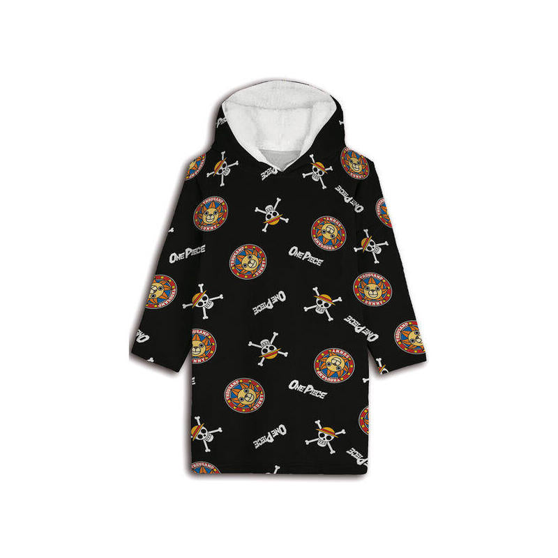 Bata Sudadera Oversize One Piece Coral Infantil