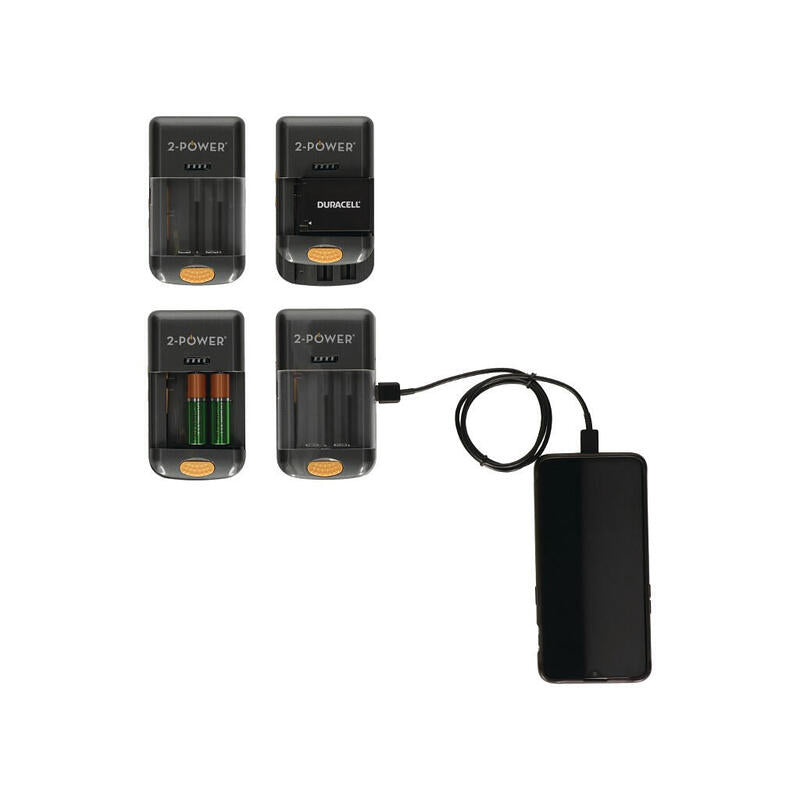 Batería 2-Power Universal Charger-Retail Para Retail Boxed With Uk Power Cord Udc5001a-Rpuk