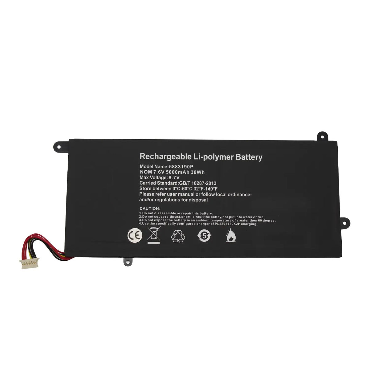 Bateria 5883190P Para Portatil Vastking S133 K149U K136T K157