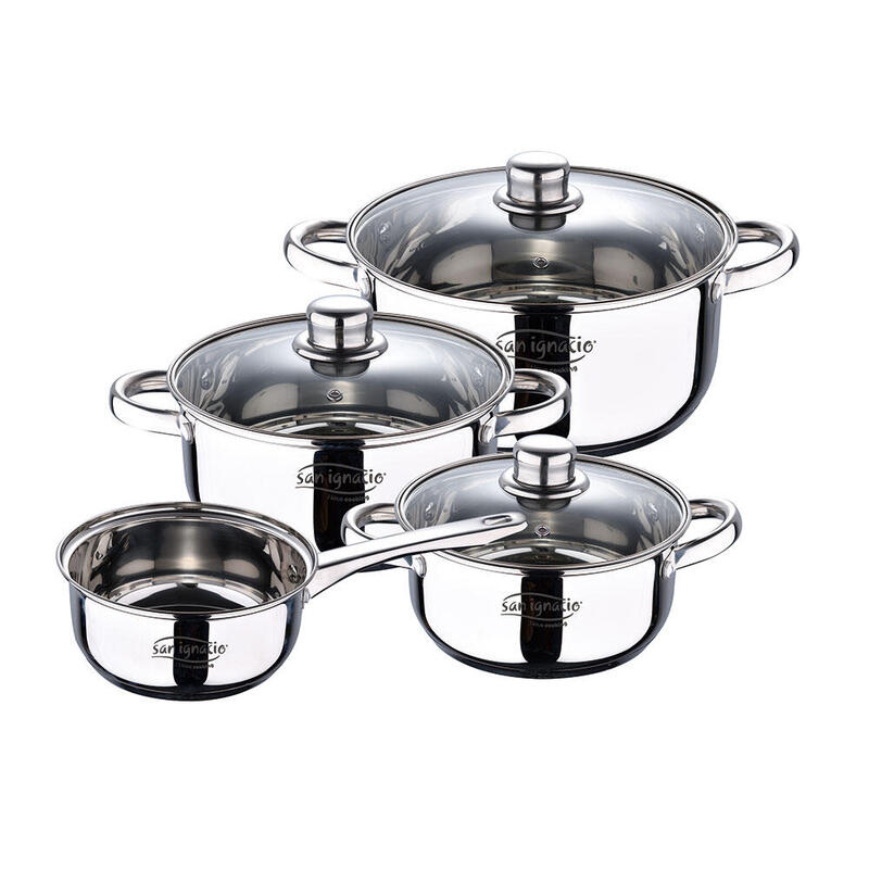 Bateria 7 Piezas. Acero Inox Ind Cassel Sg8172 San Ignacio