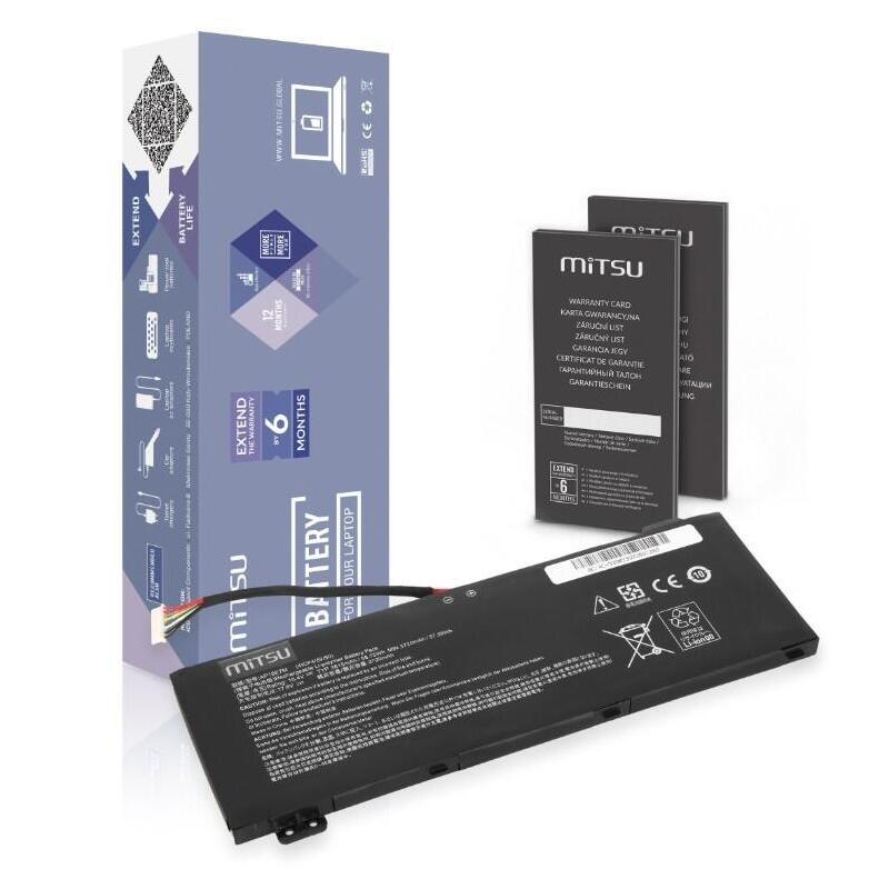 Batería Ap18e7m Para Acer An515-54 An517-51 3815 Mah (58.75 Wh) 15.4v