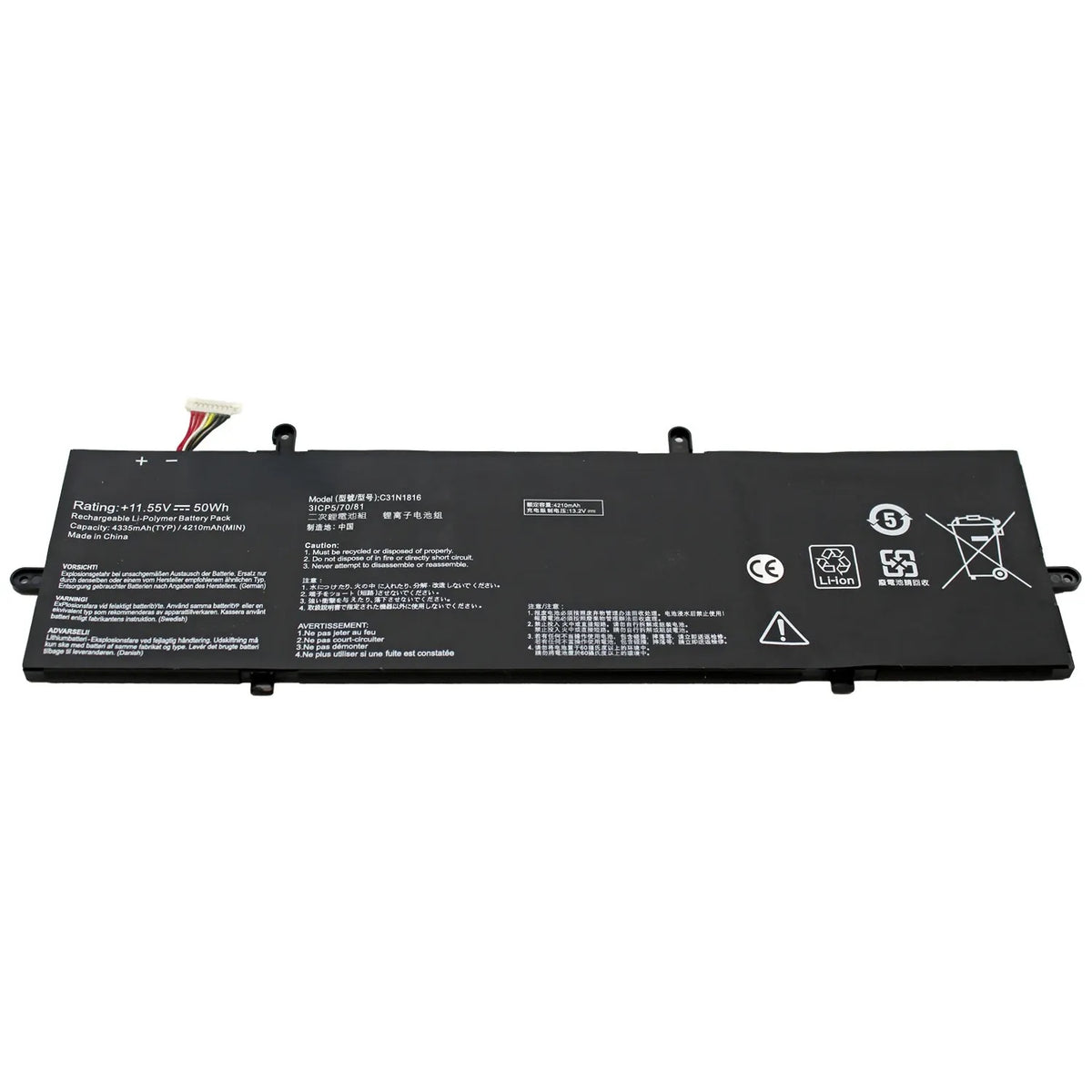 Bateria Para Portatil Asus Zenbook Flip 13 Ux362Fa C31N1816