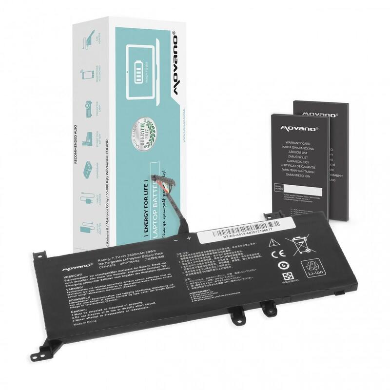 Bateria B21n1818-2 Para Asus X512fa X512uf X509fb X509fa X509fj X509 - 3800 Mah (29 Wh)