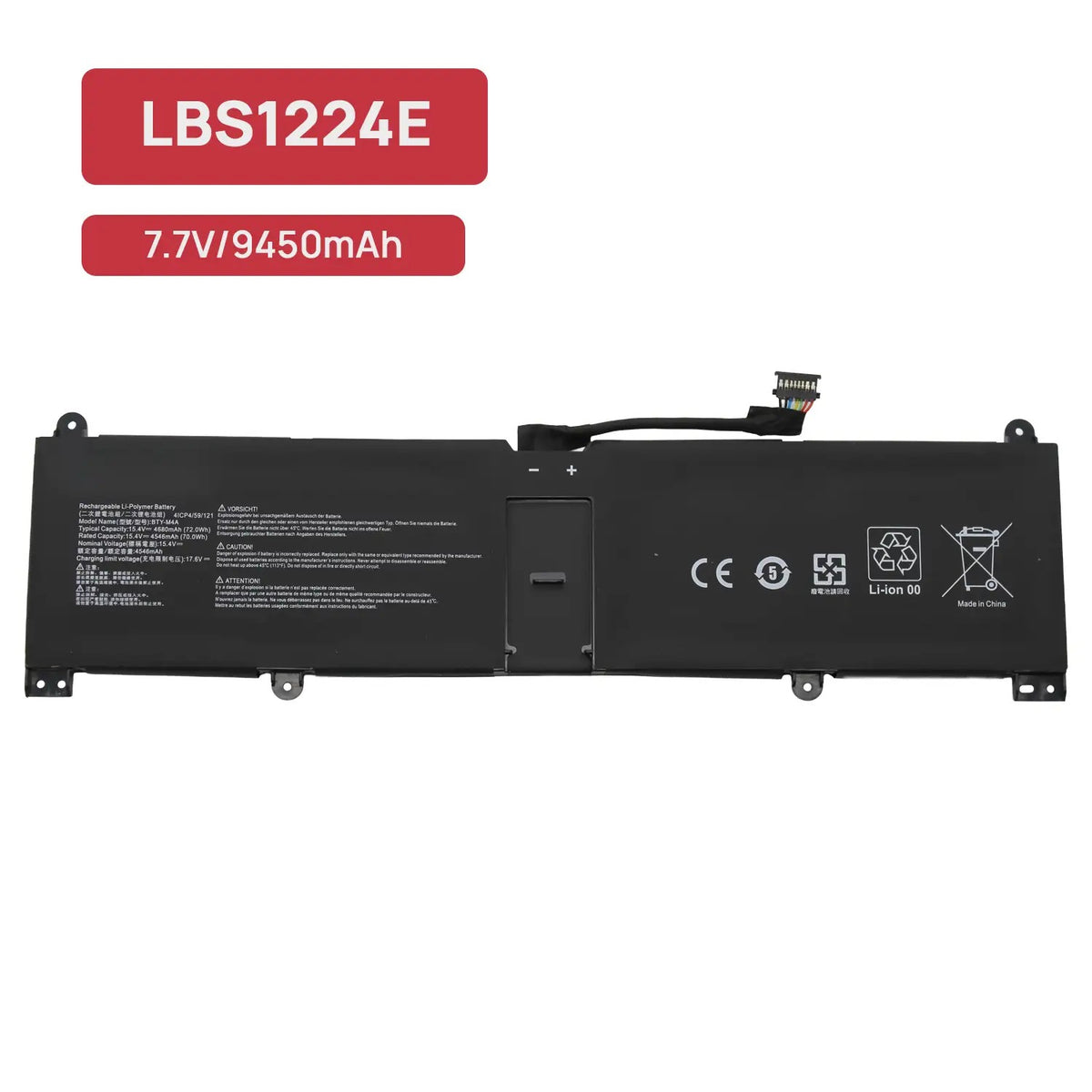 Bateria Bty-M4A Portatil Msi Summit E14 Flip Evo A12Mt