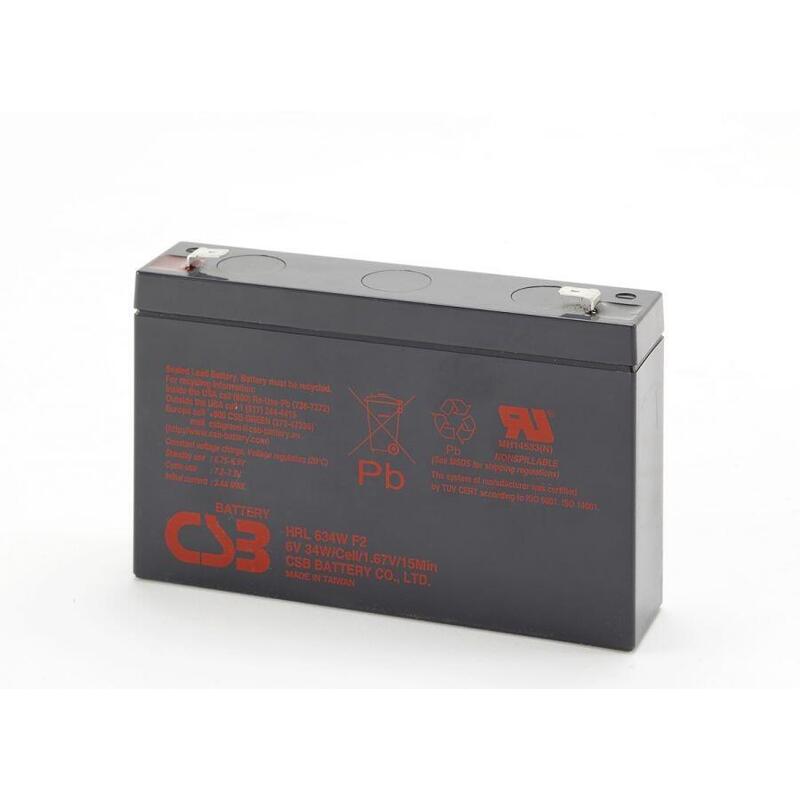 Bateria Csb Csb Hrl634wf2 6v 34watt 9ah