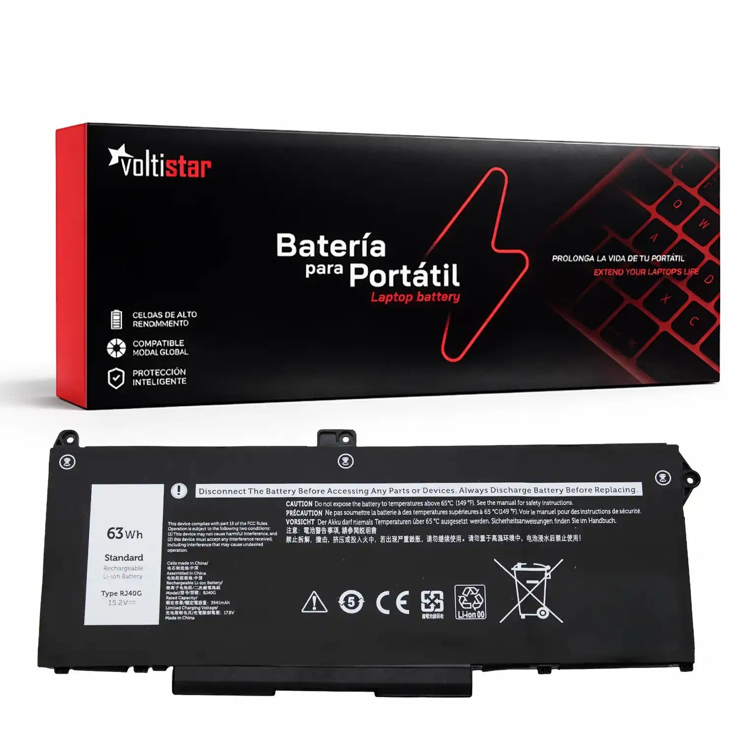 Batería Para Portátil Dell Latitude 5420 5520 Precision 3560 Series | Rj40G