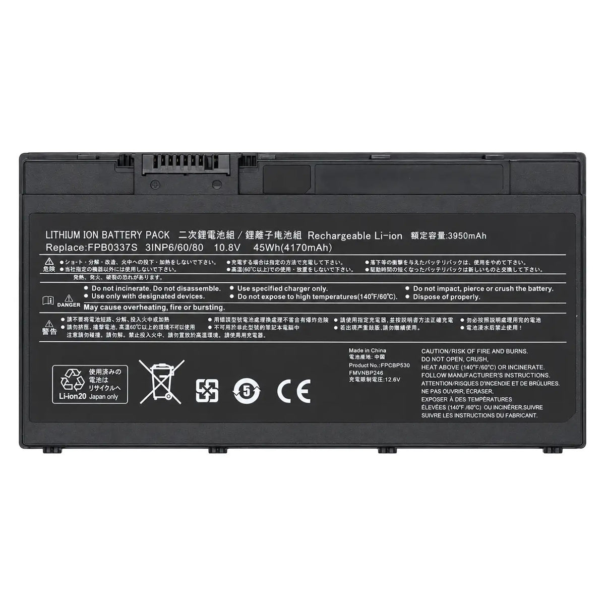 Batería Fpb0337S Para Portátil Fujitsu Lifebook P727 P728 U727 U728 U729 U729X