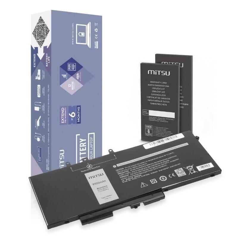 Batería Gjknx Para Dell Latitude 5280 5480 5490 5590 8500mah 8500 Mah (64.6 Wh) 7.6v (7.4v)