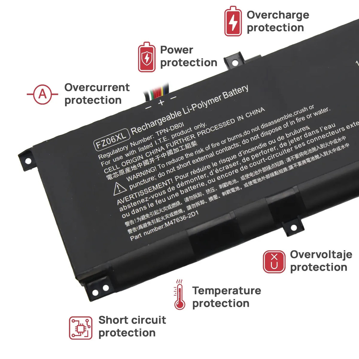 Batería Para Portátil Hp Fz06Xl Spectre X360 16-F2000 | Envy 16-H1 83Wh