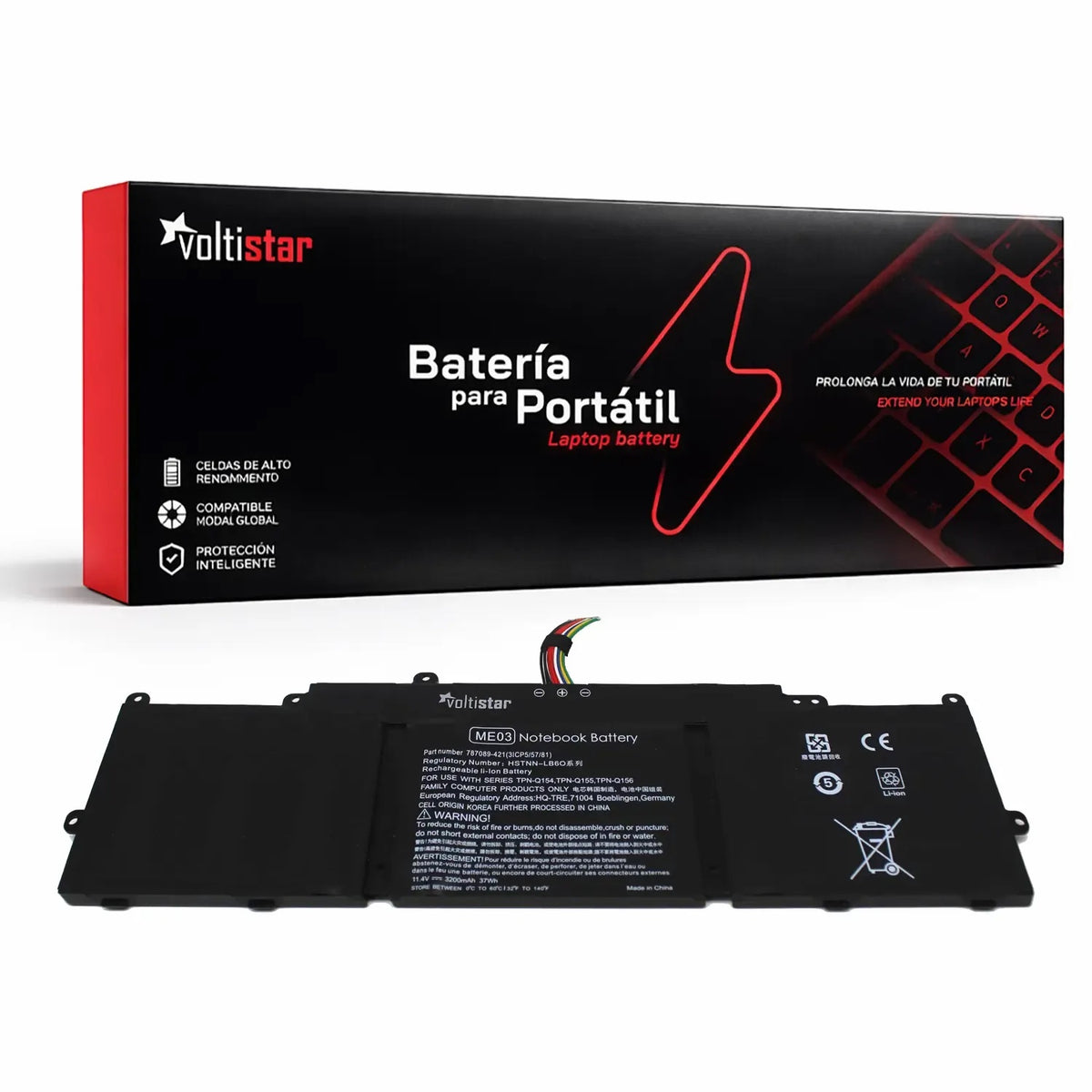 Batería Para Portátil Hp Stream 13-C 13-C010Nr 787521-005 Me03Xl