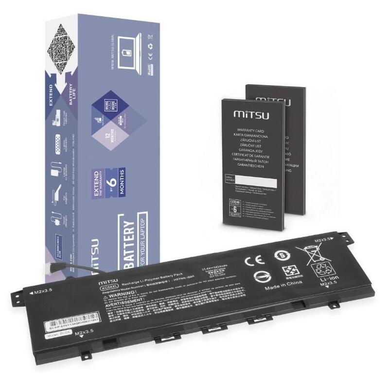 Batería Kc04xl Hstnn-Ib8k Hp Envy X360 13-Ag 13-Ar 13-Ah 13-Aq Series 3454 Mah (53 Wh) 15.4v