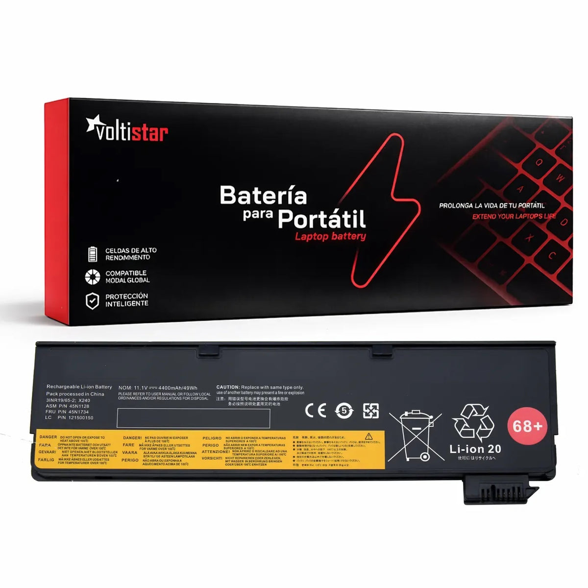 Batería Para Portátil Lenovo Thinkpad T450 X250