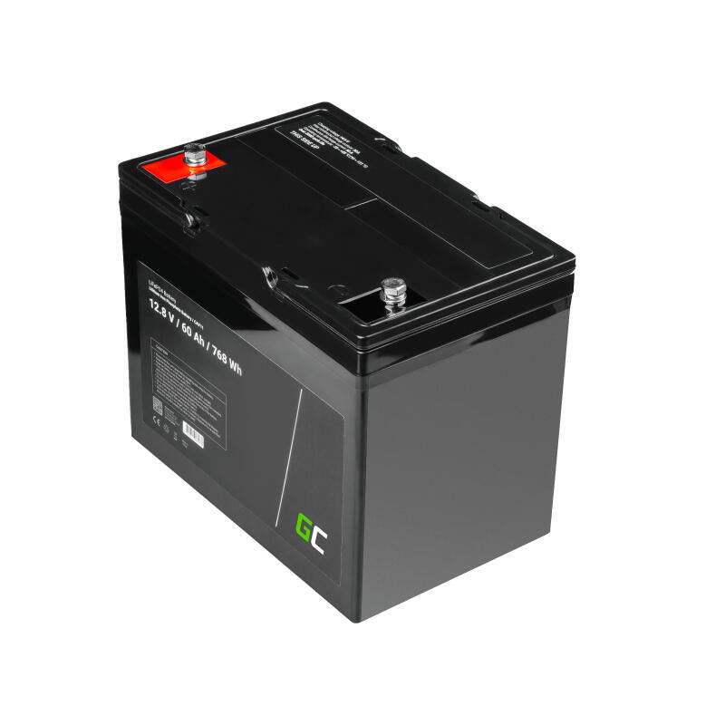 Batería Litio-Hierro-Fosfato Lifepo4 Green Cell 12v 12.8v 60ah Para Sistema Fotovoltaico, Autocaravanas Y Embarcaciones