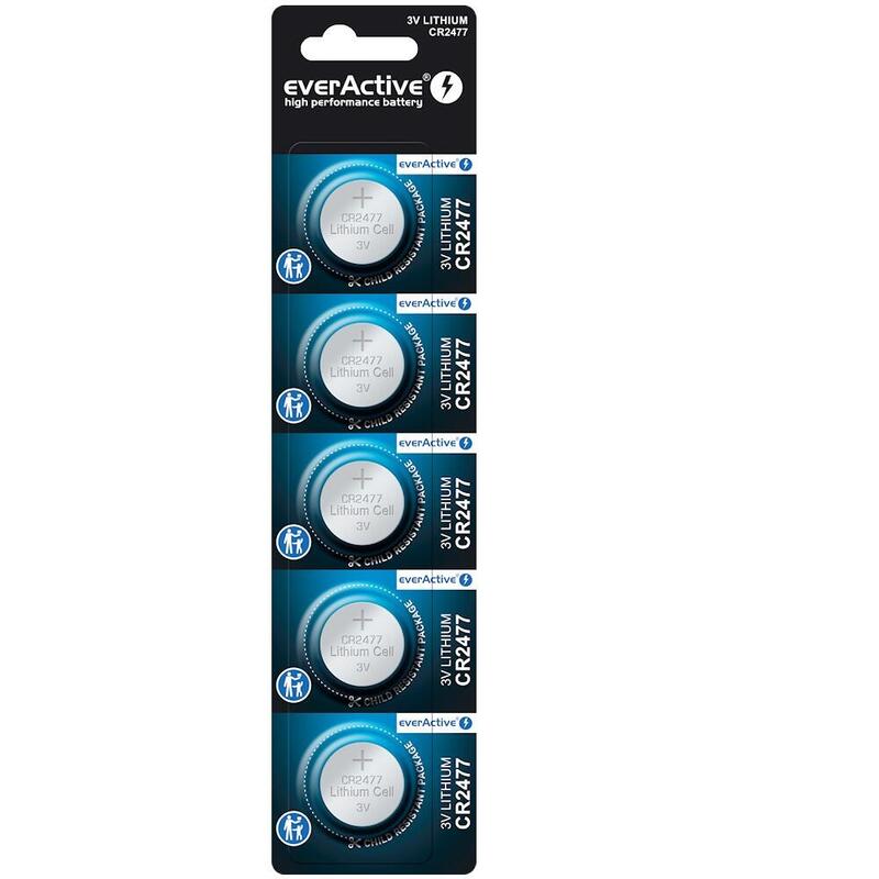 Bateria Litowa Mini Everactive Cr2477 - Blister 5 Sztuk