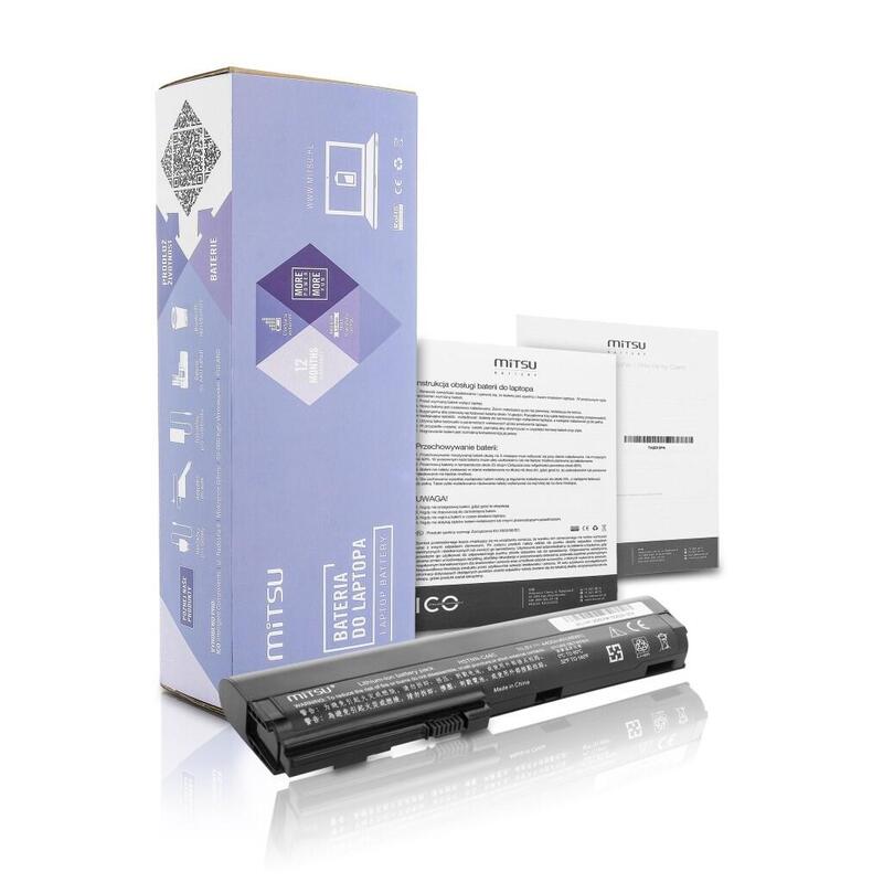 Bateria Mitsu Para Hp 2560, 2570p (4400 Mah)