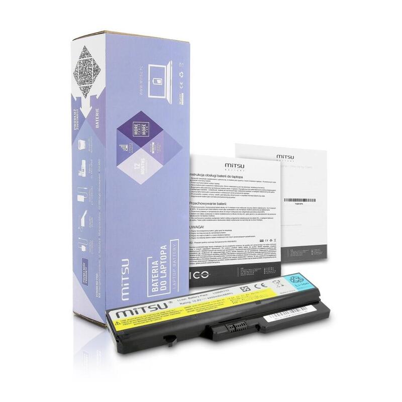 Bateria Mitsu Para Lenovo Ideapad G460, G560 (4400 Mah)