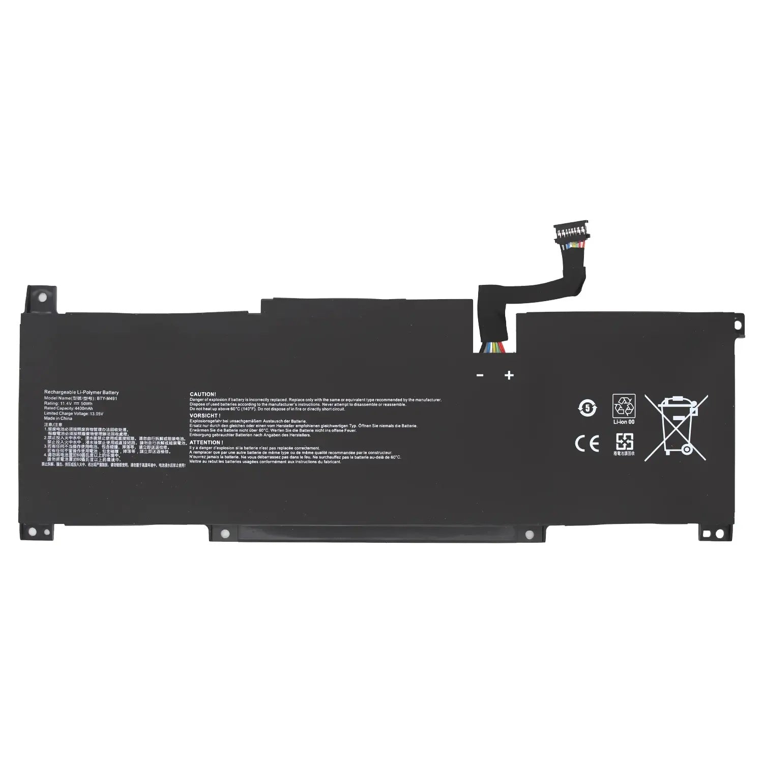 Batería Para Portátil Msi Modern 15 A10Rb A10M Bty-M491 Conector Negro