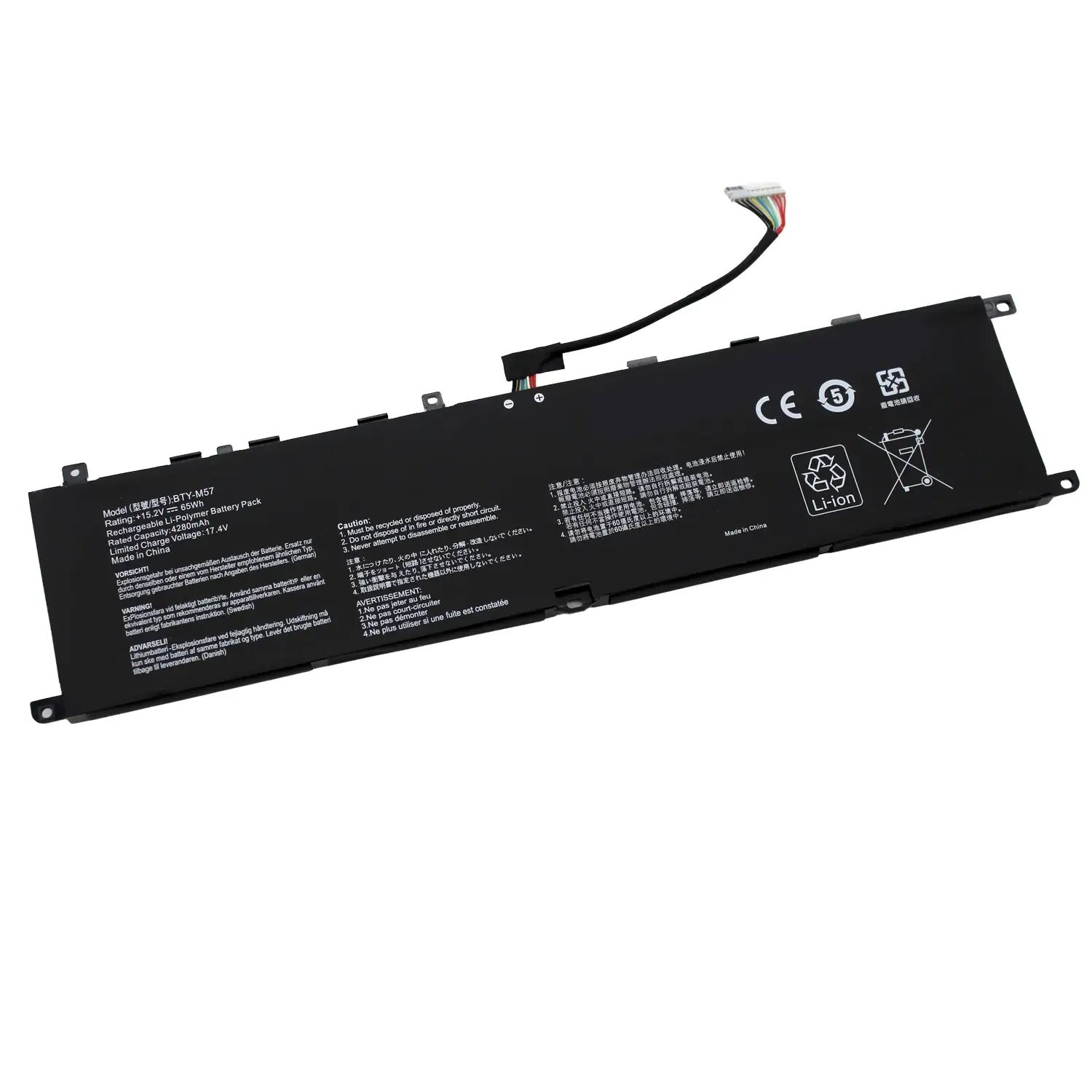 Batería Para Portátil Msi Vector Gp66 Gp76 12Ue 12Ug 12Ugs 12Uh Series