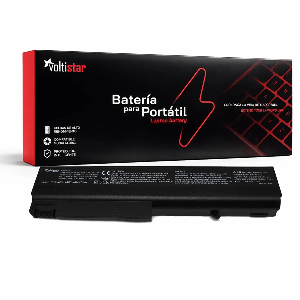 Batería Para Portátil Hp Compaq Hstnn-C12C Hstnn-C15C 408545-541