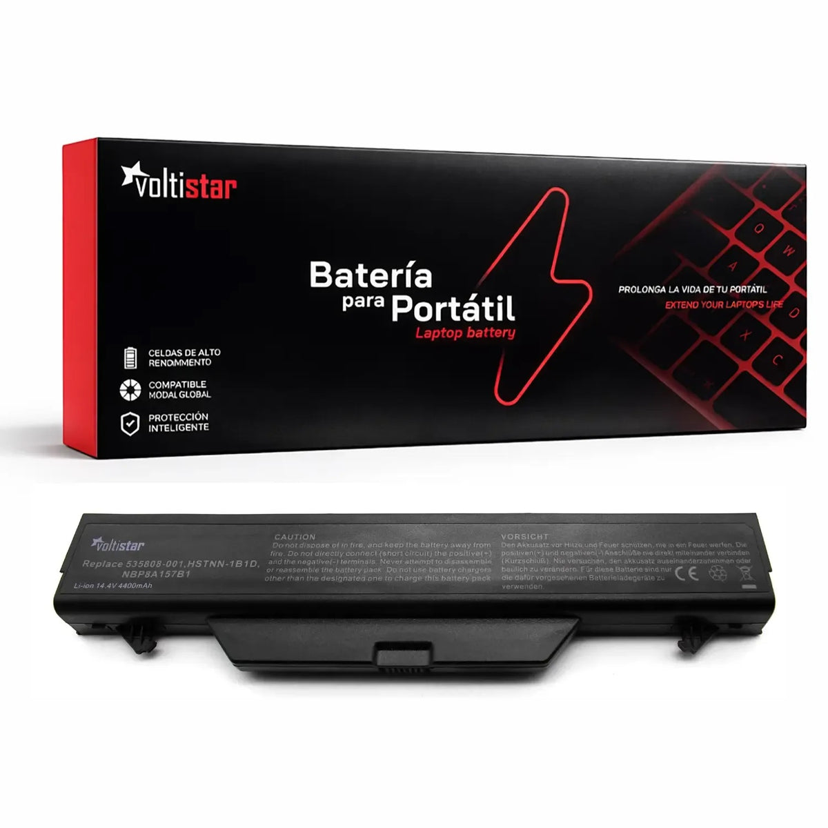 Batería Para Portátil Hp Probook 4710S 4510S 4515S 14.4V