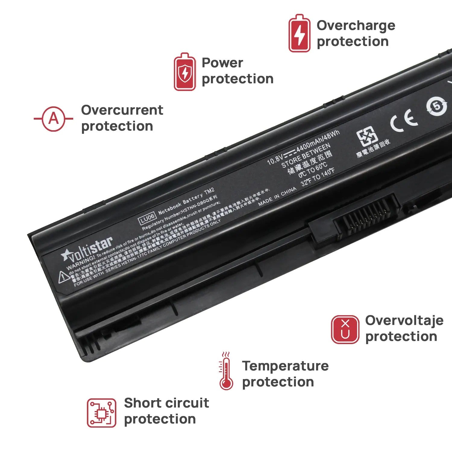 Batería Para Portátil Hp Touchsmart Tm2T Tm2T-1000 586021-001