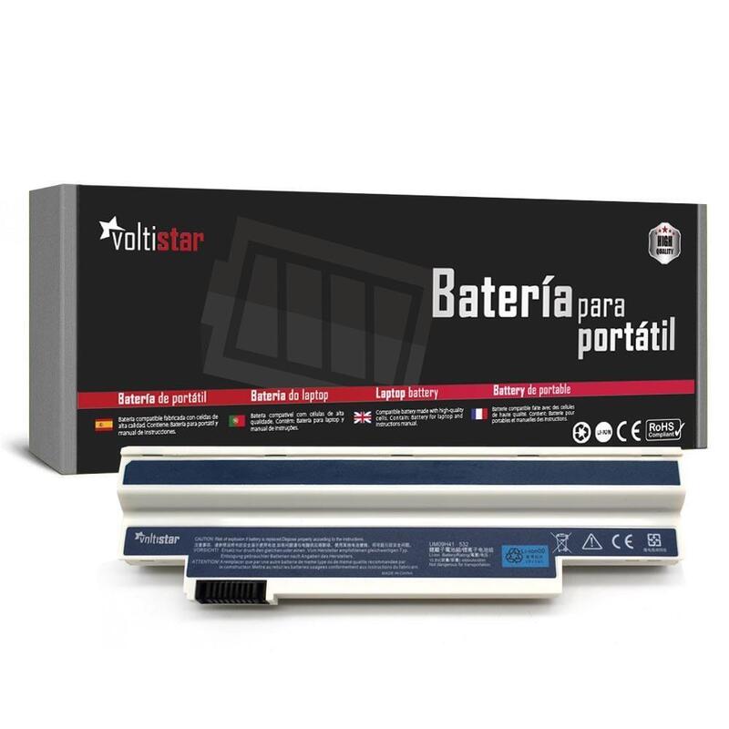 Batería Para Portátil Acer
Modelos: Aspire One 532h, 533 Series