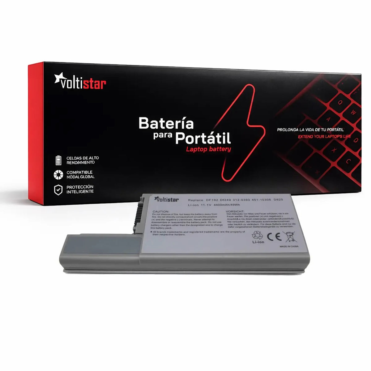 Batería Para Portátil Dell Latitude D820 D531 D531N