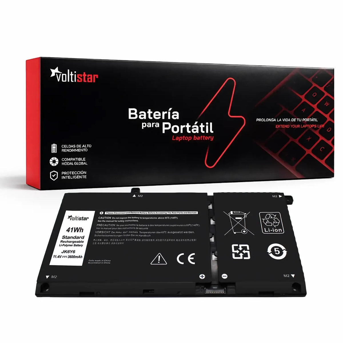Batería Para Portátil Dell Jk6Y6 C5Kg6 Cf5Rh