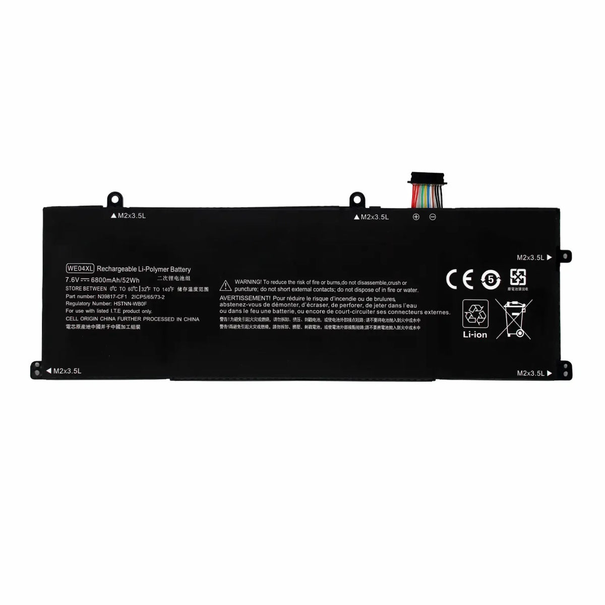 Batería Para Portátil Hp 14-Eu Series Pavilion Plus 16 We04Xl