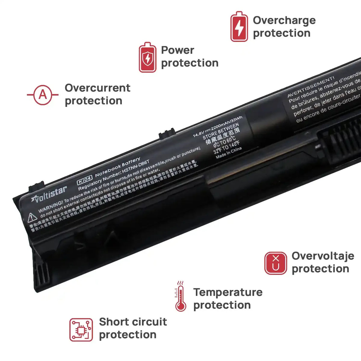 Batería Para Portátil Hp Ki04 Hstnn-Db6T 800009-421 800009-421