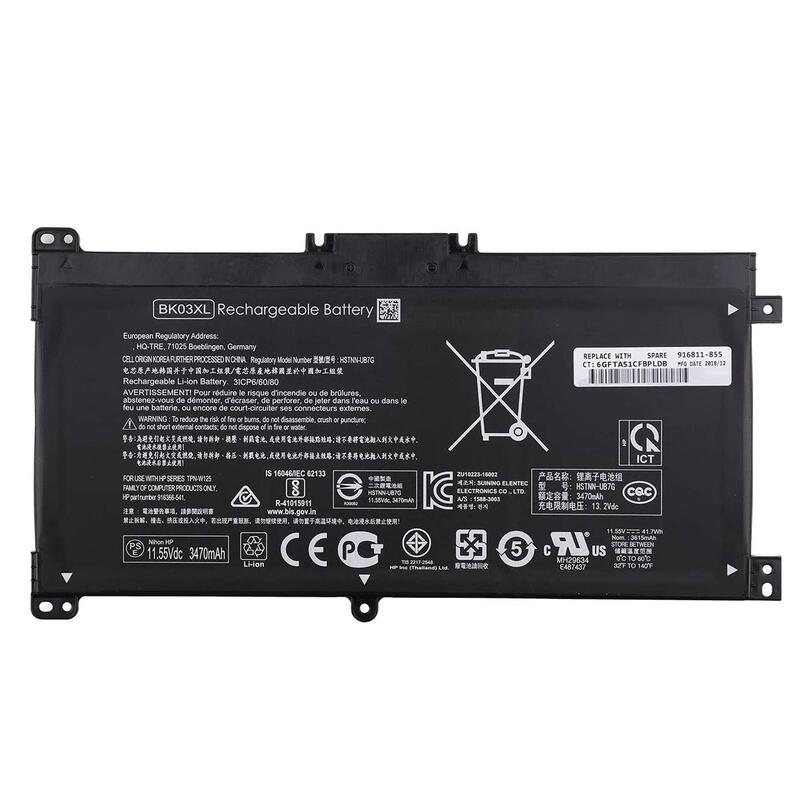 Batería Para Portátil Hp Pavilion X360 14 Ba Series Bk03xl Hstnn Lb7s 916811 855 916811 855