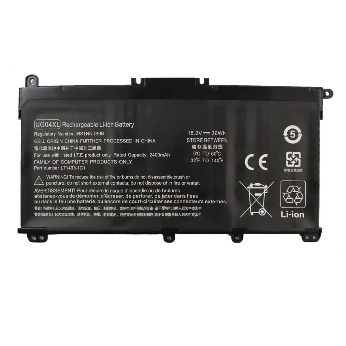 Batería Para Portátil Hp Ug04Xl L71607-005