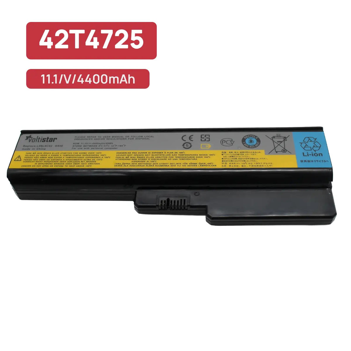 Batería Para Portatil Ibm Lenovo G450 N500 Y430 G430 G450 G455A G530