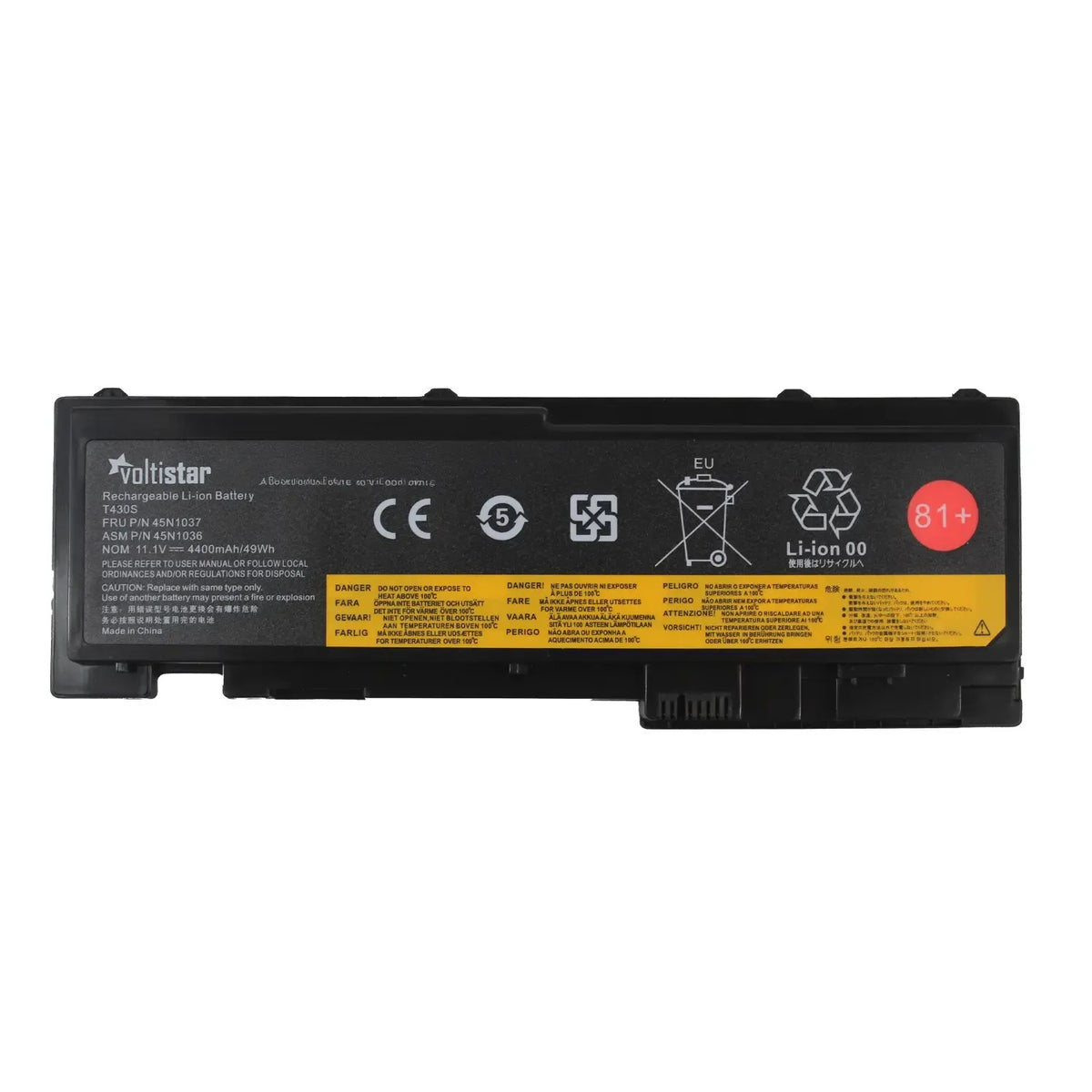 Batería Para Portátil Lenovo Thinkpad T420S T430Si 42T4845