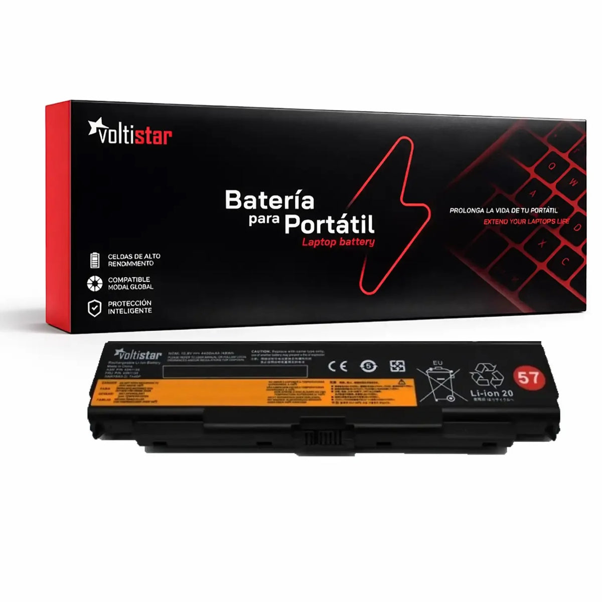 Batería Para Portátil Lenovo Thinkpad T440P T540P 45N1145 -Tp L440, L540