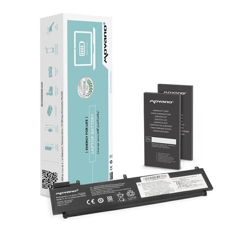 Batería Para Portátil Lenovo T460s T470s 11.4v 2000 Mah Movano