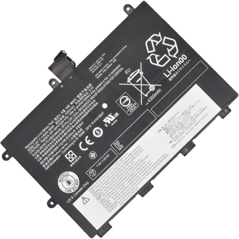 Batería Para Portátil Lenovo Thinkpad Yoga 11e 20d9 20da 20e6 20e8 20ed 20ee Series 45n1750 45n1748 45n1749 45n1751 7,4v 4400mah