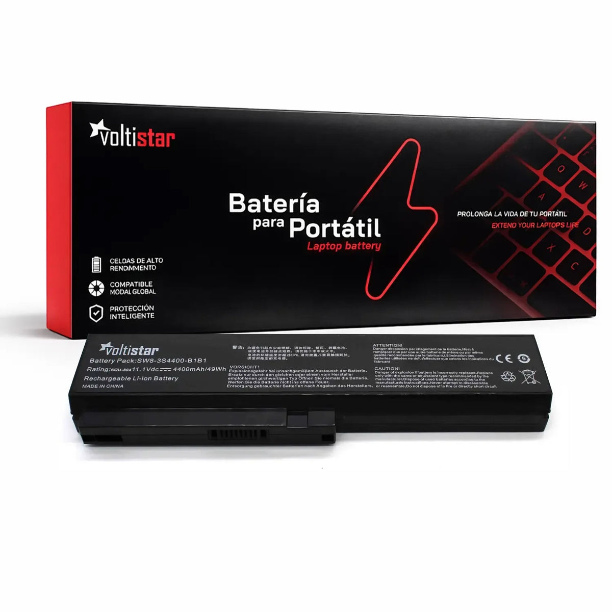Batería Para Portátil Lg R51 R510 Sw8-3S4400-B1B1 Squ.805