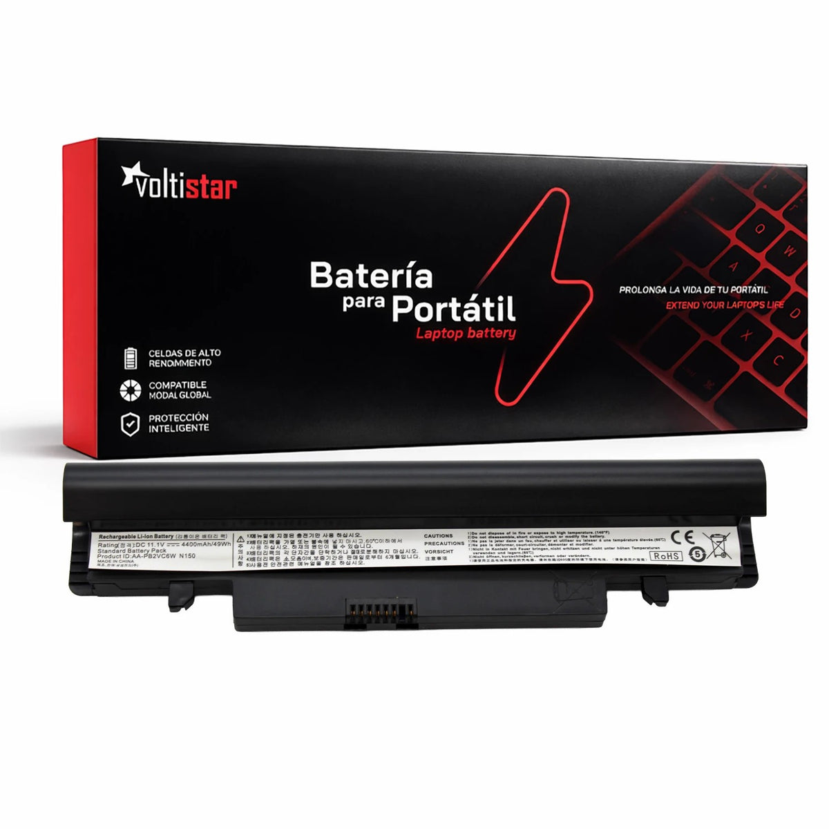 Batería Para Portátil Samsung Aa-Pb2Vc6B Aa-Pb2Vc6W Aa-Pl2Vc6W/E