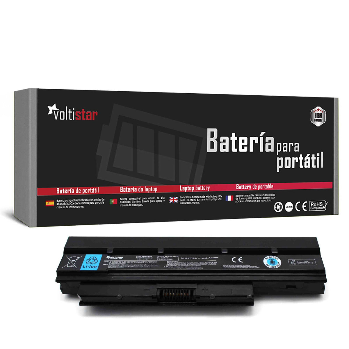 Batería Para Portátil Toshiba Dynabook N200 N300 Mini Nb505
